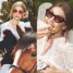 Gigi Hadid na koniu promuje okulary