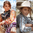 Chrissy Teigen w stylizacjach "na wiejską dziewczynę"
