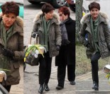 Jolanta Kwaśniewska ze święconką i torebką Louis Vuitton (ZDJĘCIA)