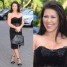 Elegancka Iwona Węgrowska idzie do teatru
