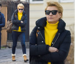Obrażona Kożuchowska na spacerze z mężem i synem (ZDJĘCIA)