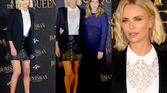 Nogi Charlize Theron na premierze "Łowcy i Królowej Lodu" (ZDJĘCIA)