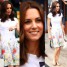 Elegancka Kate Middleton w kwiatach ogląda finał Wimbledonu (ZDJĘCIA)